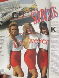Vauhdin Maailma 1991 nr 12 -mm. Formula 1 Japani ja Autralia GP:t, F1 polttoaineet eri sortin myrkkyjä, ford Capri Pro Street, Drag-MM Pomona, Ayrton Senna, Nigel