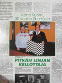 Vauhdin Maailma 1996 nr 2 -mm. Formula 1 maailman kuulumiset, Heavy Metal Bruce Kimmenin sikanopea malmikasa, Enfield Bullet 500 tehty siellä sun täällä, Aarno