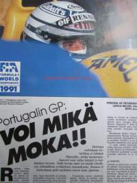 Vauhdin Maailma 1991 nr 11 -mm. Formula 1 Portugal ja Espanja GP:t, Projekti Pick Up, Ralli-SMPohjola ja Teboil, Nelson Piquet, Rata-PM ja SM, Offshore 1 MM Italia,