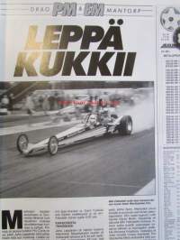 Vauhdin Maailma 1991 nr 7 -mm. Formula 1 Kanada GP, Juan-Manuel Fangio 80v, Drag SM ja PM, Motocross SM Hyvinkää, Road Racing-MM, Kim LaHaie kauniimman sukupuolen