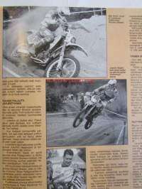 Vauhdin Maailma 1991 nr 7 -mm. Formula 1 Kanada GP, Juan-Manuel Fangio 80v, Drag SM ja PM, Motocross SM Hyvinkää, Road Racing-MM, Kim LaHaie kauniimman sukupuolen