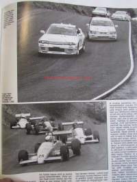 Vauhdin Maailma 1991 nr 7 -mm. Formula 1 Kanada GP, Juan-Manuel Fangio 80v, Drag SM ja PM, Motocross SM Hyvinkää, Road Racing-MM, Kim LaHaie kauniimman sukupuolen