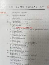 Nokia Teollisuusuus tarvikkeiden hinnasto nr 3/36 1936