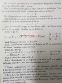 Mittausoppi Teollisuuskouluja ja itseopiskelua varten