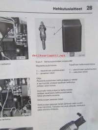 Volkswagen korjausohjeet 2,4 l dieselmoottori, julkaistu tammikuu 1982 korvaa aiemman 1978 julkaistun korjausohjevihkon.