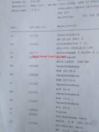 Mulag piennarleikkuri SBMS-G käyttöohjeet, luettelo no: 302060-9