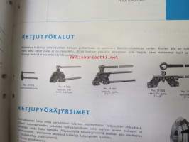 Renold-ketjujen teknisiä tietoja, esitteitä ym