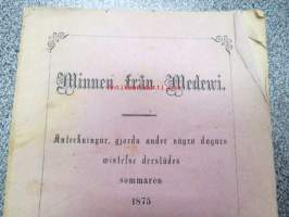 Minnen från Medewi - anteckningar, gjorda under några dagars wistelse derstädes sommaren 1875 af A.O.