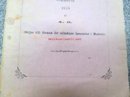 Minnen från Medewi - anteckningar, gjorda under några dagars wistelse derstädes sommaren 1875 af A.O.