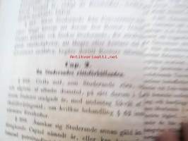 &quot;Ynglingen Otto Immanuel Appelberg som till Kejserliga Alexanders-Universitetet i Finland ankommit med vittnesbörd från Wasa Gymnasium...blifvit såsom Studerande