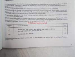 Mercedes-Benz Motor - Engine - Moteur TYP OM 314 Catalog D 4/82, BK 018, BK 253