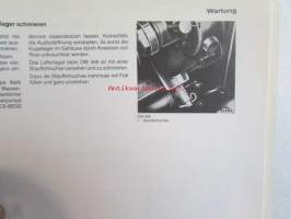 Mercedes-Benz Betriebsanleitung industriemotoren OM 314, 346, 346 h, 346 A, 352, 352 A/LA, 355, 355 A, 360, 360 h. Ausgabe H.