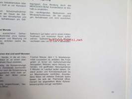 Mercedes-Benz Betriebsanleitung industriemotoren OM 314, 346, 346 h, 346 A, 352, 352 A/LA, 355, 355 A, 360, 360 h. Ausgabe H.