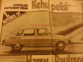 Vauhdin Maailma 1975 /12 sis mm, RAC-ralli Timo Mäkisen Hat-trick, MZ, Ari Vatanen, Yrjö Vesterinen, Volvo -76, Varikon enkeleitä-onko heitä?Lamborghini