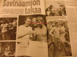 Vauhdin Maailma 1975 /12 sis mm, RAC-ralli Timo Mäkisen Hat-trick, MZ, Ari Vatanen, Yrjö Vesterinen, Volvo -76, Varikon enkeleitä-onko heitä?Lamborghini