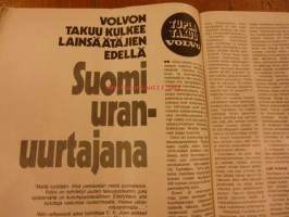 Vauhdin Maailma 1975 /12 sis mm, RAC-ralli Timo Mäkisen Hat-trick, MZ, Ari Vatanen, Yrjö Vesterinen, Volvo -76, Varikon enkeleitä-onko heitä?Lamborghini