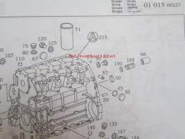 Mercedes-Benz Motor - Engine - Moteur OM 904/907/924 LA, OM 906/909/926 LA/HLA, Teilekatalog / Parts catalog / Catalogue de pieces.