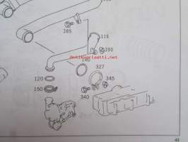 Mercedes-Benz Motor - Engine - Moteur OM 904/907/924 LA, OM 906/909/926 LA/HLA, Teilekatalog / Parts catalog / Catalogue de pieces.