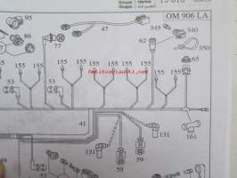 Mercedes-Benz Motor - Engine - Moteur OM 904/907/924 LA, OM 906/909/926 LA/HLA, Teilekatalog / Parts catalog / Catalogue de pieces.