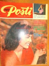 Koti-Posti 1964 / 17 . artikkelit/kuvia.Essi Renvall on ennustaja.Juhani Peltosesta tuli ammattilainen.Merilokkin uusi lippu.Tamara(Lund) on terve taas.Liian nuori