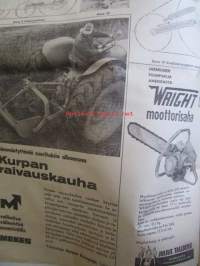 Koneviesti 1963 nr 20 -mm. Laikkureiden sarjaan uusi tuloskas, Vauhtia otteisiin, Sokerijuurikkaan korjuunäytös, Pikakäynti itäiseen naapuriin, Likaa siipiä ja