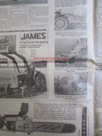 Koneviesti 1963 nr 20 -mm. Laikkureiden sarjaan uusi tuloskas, Vauhtia otteisiin, Sokerijuurikkaan korjuunäytös, Pikakäynti itäiseen naapuriin, Likaa siipiä ja
