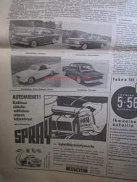 Koneviesti 1963 nr 20 -mm. Laikkureiden sarjaan uusi tuloskas, Vauhtia otteisiin, Sokerijuurikkaan korjuunäytös, Pikakäynti itäiseen naapuriin, Likaa siipiä ja