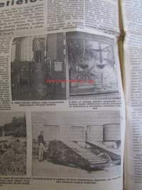 Koneviesti 1963 nr 21 -mm. Keskitettyä konetietoa USAsta, koneuutuuksia naapurimaasta, MM-kynnöt Kanadassa, Leikkuupuimureiden suurtuotantoa, Maatilan