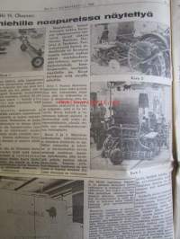 Koneviesti 1963 nr 21 -mm. Keskitettyä konetietoa USAsta, koneuutuuksia naapurimaasta, MM-kynnöt Kanadassa, Leikkuupuimureiden suurtuotantoa, Maatilan