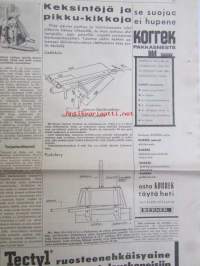 Koneviesti 1963 nr 21 -mm. Keskitettyä konetietoa USAsta, koneuutuuksia naapurimaasta, MM-kynnöt Kanadassa, Leikkuupuimureiden suurtuotantoa, Maatilan