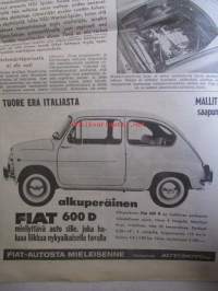 Koneviesti 1963 nr 21 -mm. Keskitettyä konetietoa USAsta, koneuutuuksia naapurimaasta, MM-kynnöt Kanadassa, Leikkuupuimureiden suurtuotantoa, Maatilan