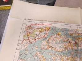 Jussarö, Suomen taloudellinen kartta 1947 Ekonomisk karta över Finland1:100 000