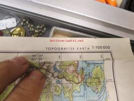 Mariehamn, topografinen kartta 1:100 000