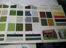 tikkurilan talomaalit  värikartta ,väritysopas