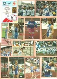 Helsinki EM´94  keräilykortti, keräilykuva - 16 kpl