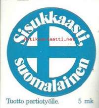 Sisukkaasti suomalainen - tarra