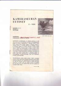 Kameraseuran uutiset 2 1966