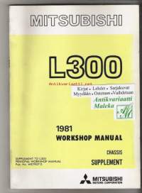 Mitsubishi L 300 - Workshop manual  - Chassis Supplement