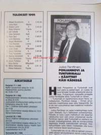 Vauhdin Maailma 1992 nr 1 -mm. FISA:n mitalijakotilaisuus, RAC, Vihreä yllättäjä Eddie Jordan, Jan Larkman taiteilija jumalan armosta, Pekka Herva, Jokke