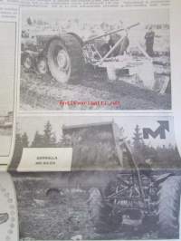 Koneviesti 1964 nr 2 -mm Uusi turvaohjaamo esittelyssä, Traktorin käytön vaikutus hevostyömenetelmiin, Taloudellista koneellistamista, Onko viljankuivatus