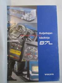 Volvo B7L Huoltokäsikirja ja lisäksi kuljettajan käsikirja B7L v.1999