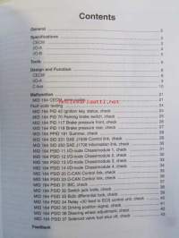 Volvo B7L Huoltokäsikirja ja lisäksi kuljettajan käsikirja B7L v.1999