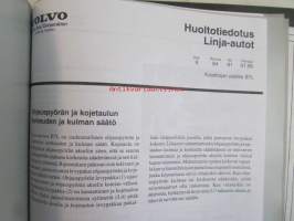 Volvo B7L Huoltokäsikirja ja lisäksi kuljettajan käsikirja B7L v.1999