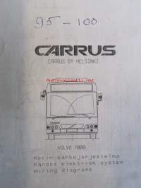 Volvo B7L Huoltokäsikirja ja lisäksi kuljettajan käsikirja B7L v.1999