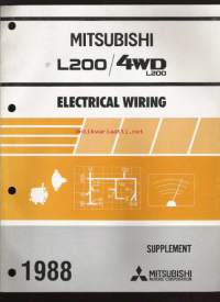 Mitsubishi  L 200 / 4 WD L 200 - Electrical wiring - Supplement