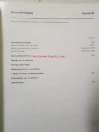 Daimler-Benz Werkstatt-Handbuch, Lastwagen-Motoren Werk Mannheim , Kuorma-auton moottorit Mannheimin tehtaalta,  huoltokäsikirja v.1967-, erillinen