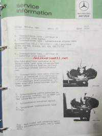 Daimler-Benz Werkstatt-Handbuch, Lastwagen-Motoren Werk Mannheim , Kuorma-auton moottorit Mannheimin tehtaalta,  huoltokäsikirja v.1967-, erillinen