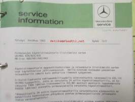Daimler-Benz Werkstatt-Handbuch, Lastwagen-Motoren Werk Mannheim , Kuorma-auton moottorit Mannheimin tehtaalta,  huoltokäsikirja v.1967-, erillinen