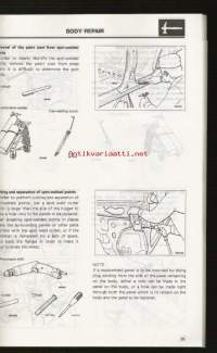 Mitsubishi - Body repair manual - Monocoque body