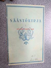 Säästökirja Ihoden Osuuskassa Juho Laurila 1928
